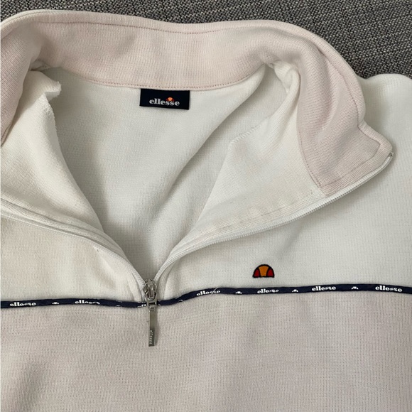 Ellesse Quarter Zip Polo Sweater - Picture 2 of 14